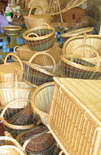 Vannerie, conception de panier en osier