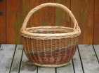Panier rond osier