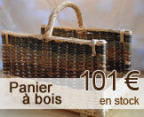 Panier � bois en osier