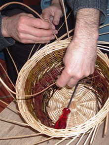 conception d'un panier en osier